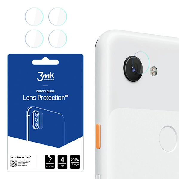 3mk Lens Protection™ hybrid kameraglass for Google Pixel 3a