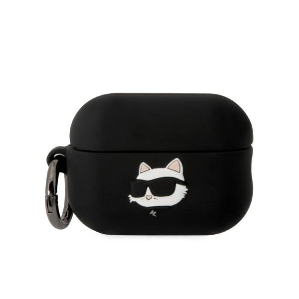 KARL LAGERFELD SILIKONE CHOUPETTE HEAD 3D ETUI TIL AIRPODS PRO 2 - SORT