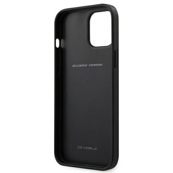 FERRARI OFF TRACK PERFORERET ETUI TIL IPHONE 12 PRO MAX - RØD