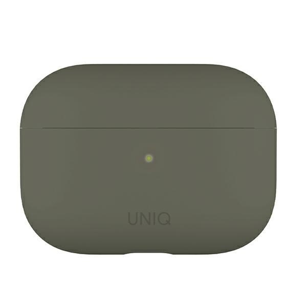 UNIQ Lino AirPods Pro Silikonetui grå/grå mose