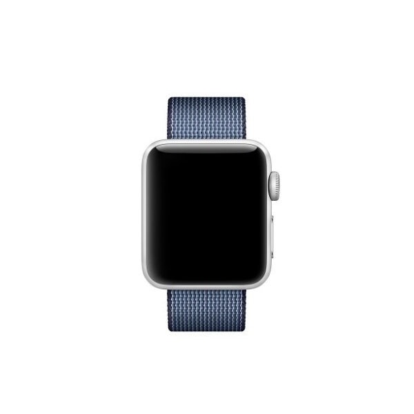 Apple Watch MPW82ZM/A 42/44/45 mm vävt nylonband marinblå/marinblå