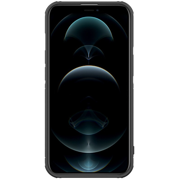 Nillkin Cyclops Case slitesterkt deksel med kameradeksel og sammenleggbart stativ for iPhone 13 svart