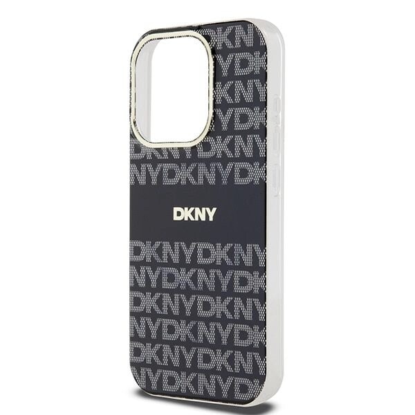 DKNY IML Mono & Stripe MagSafe Beskyttelsesveske for iPhone 14 Pro Max - Svart