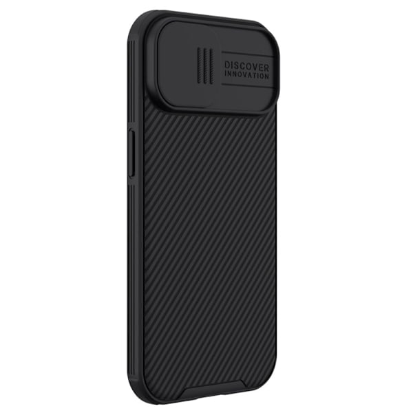 Nillkin CamShield Pro magnetisk deksel til iPhone 15 Plus med kamerabeskyttelse - svart