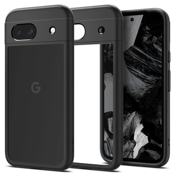 SPIGEN ULTRA HYBRID COVER TIL GOOGLE PIXEL 8A - MAT SORT