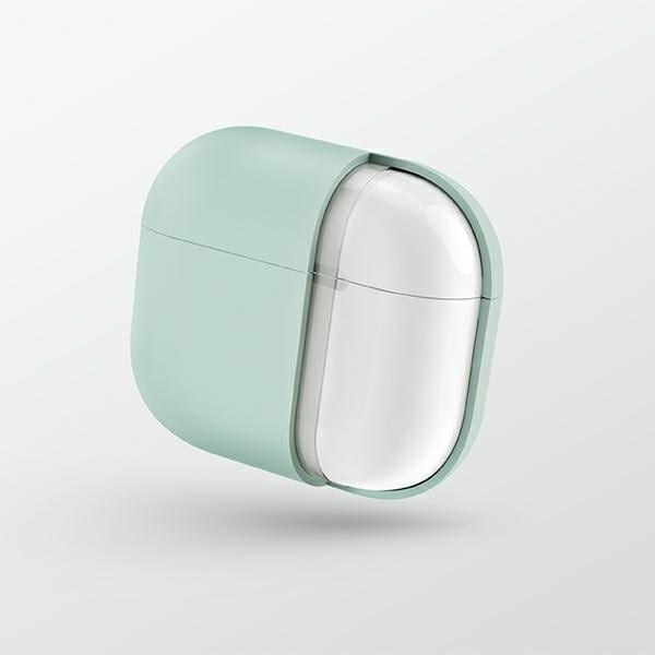 UNIQ-deksel for Lino AirPods 3 gen Silikongrå/askegrå