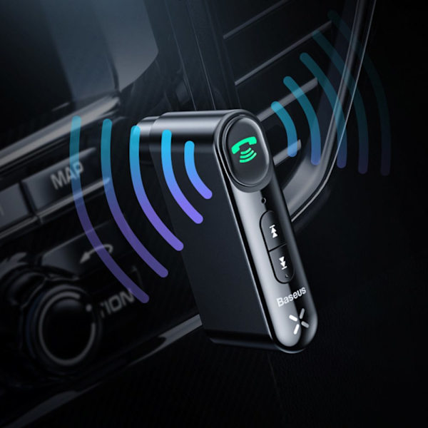 BASEUS BLUETOOTH-SENDER TRÅDLØS FORBINDELSE TIL BILEN SORT