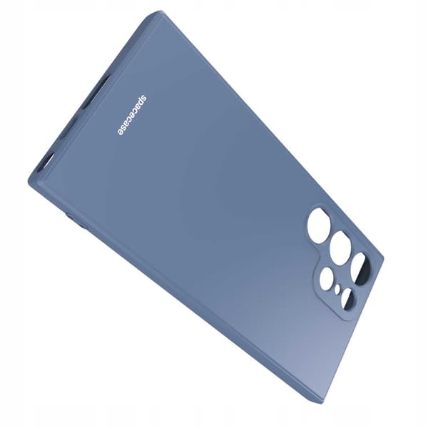 Spacecase Silikonecase-Skydd För Galaxy S23 Ultra Blue