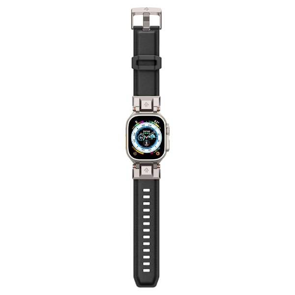 SPIGEN DURAPRO ARMOR PU-REM TIL APPLE WATCH 4/5/6/7/8/9/SE/ULTRA 1/2 (42/44/45/49 MM) - SORT