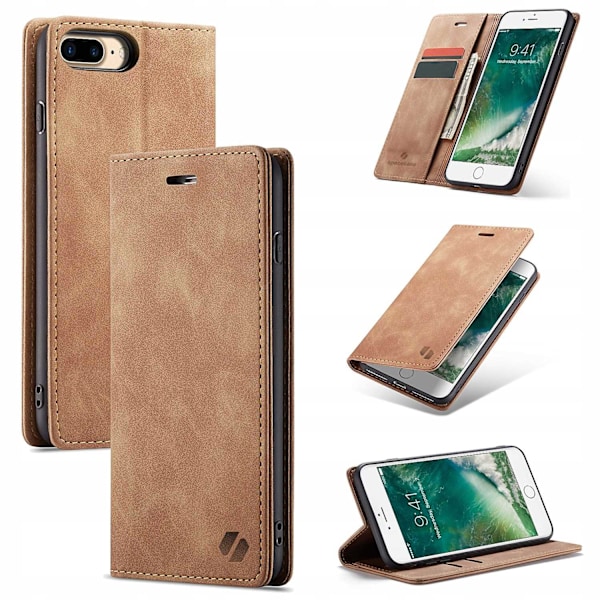Spacecase Fodral Pålbockskydd För Iphone 7 8 Plus Brunn Färg
