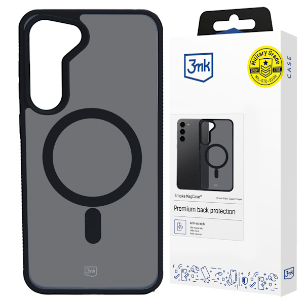 SAMSUNG GALAXY S23+ - 3MK SMOKE MAGCASE