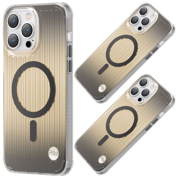 Kingxbar PQY Go Out-serien magnetisk deksel til iPhone 14 Pro MagSafe svart