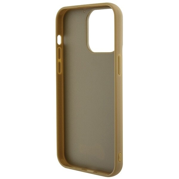 Guess Disco Metal Script-deksel til iPhone 15 Pro Max - Gull