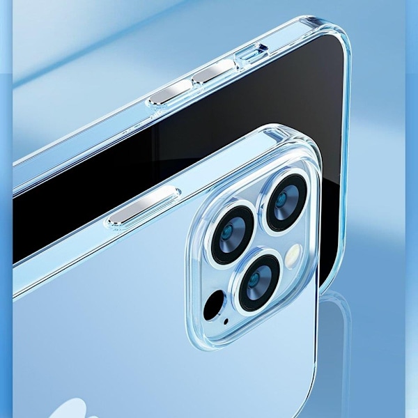 Kingxbar Elegant Series iPhone 13 Pro-deksel, gjennomsiktig bakdeksel