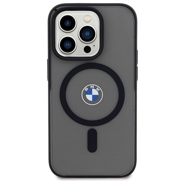 BMW BMHMP14XDSLK-deksel til iPhone 14 Pro Max 6.7 - svart Signature MagSafe