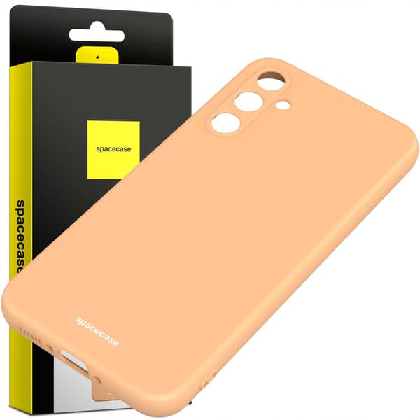 Spacecase Silikonfodral För Samsung Galaxy A14 4G 5G Orange