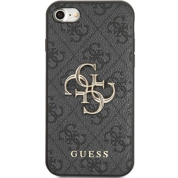 Guess GUHCI84GMGGR deksel iPhone 7 / 8 / SE 2020 / SE 2022 - grå hardt deksel 4G Big Metal Logo