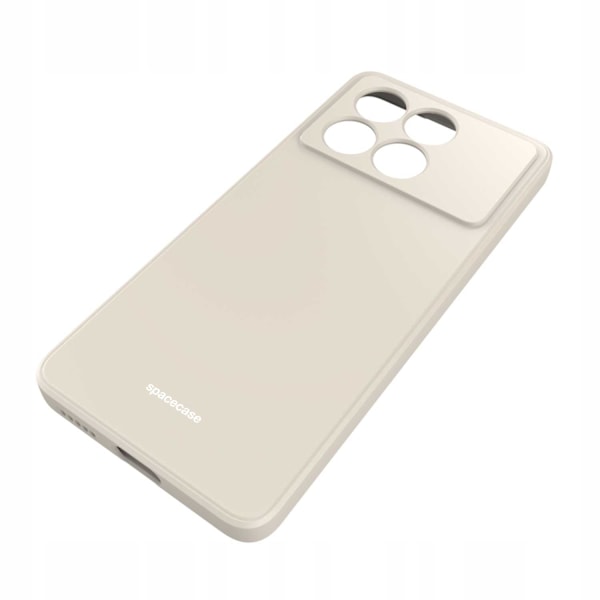 Spacecase Silikonecase För Poco X6 Pro 5G Bone
