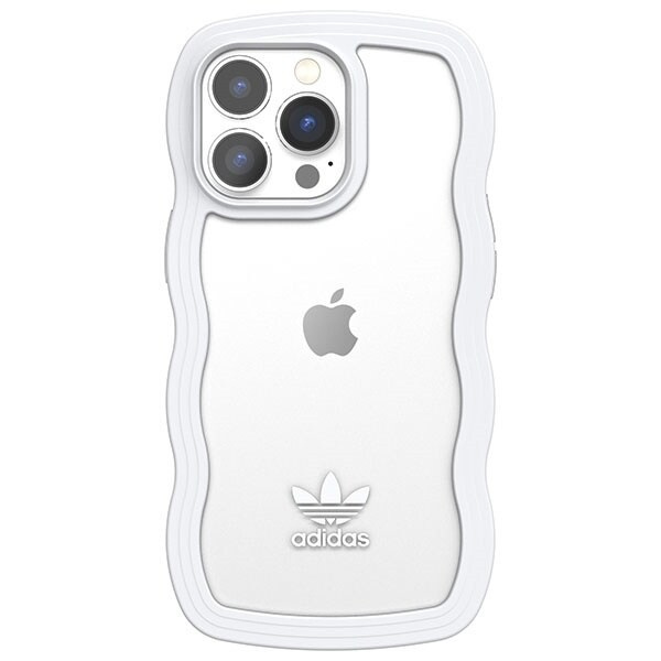 Adidas OR Wavy-deksel til iPhone 13 Pro /13 hvit-transparent/hvit--transparent 51903