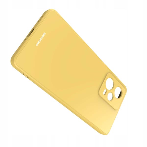 Spacecase Silikonfodral För Xiaomi Redmi Note 12 Pro 5G Yellow