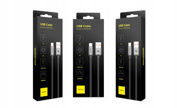 Spacecase Usb-C-Kabel För Lightning 1M 3A För Iphone 11 12 13 14