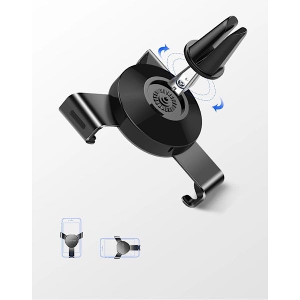 UGREEN GRAVITY BIL LUFTVENTIL HOLDER GRÅ (50564)