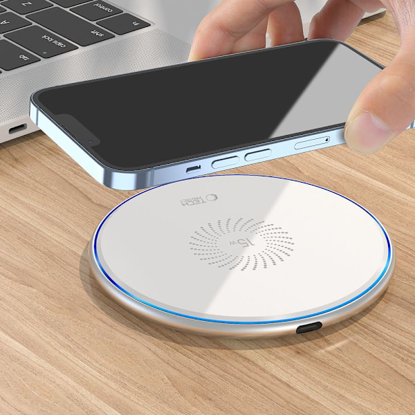 TECH-PROTECT QI15W-C1 TRÅDLØS OPLADER 15W SORT