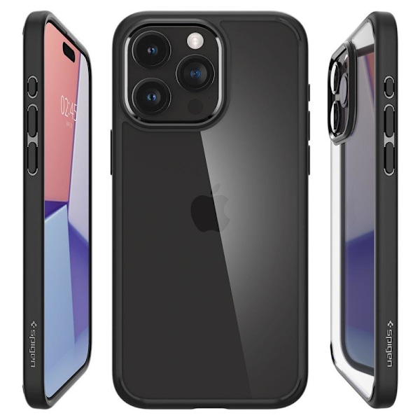 SPIGEN ULTRA HYBRID IPHONE 15 PRO MAT SORT