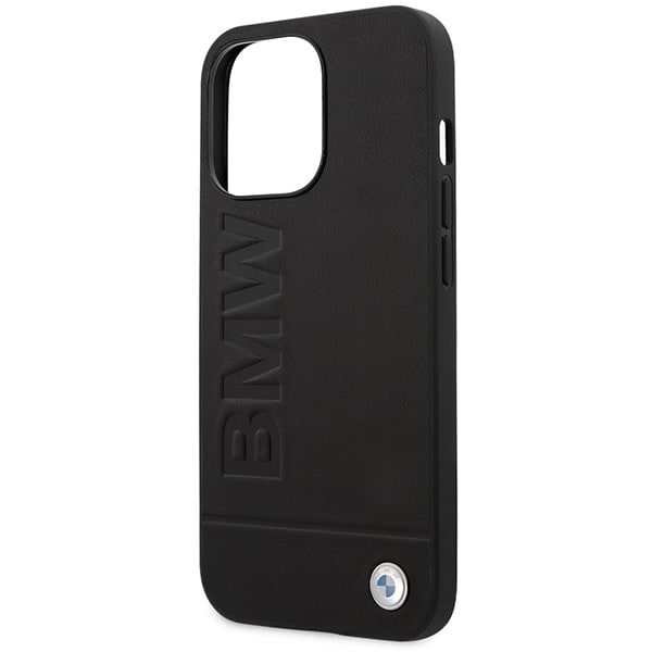 BMW BMHMP14XSLLBK-deksel til iPhone 14 Pro Max - svart signaturlogo Imprint Magsafe