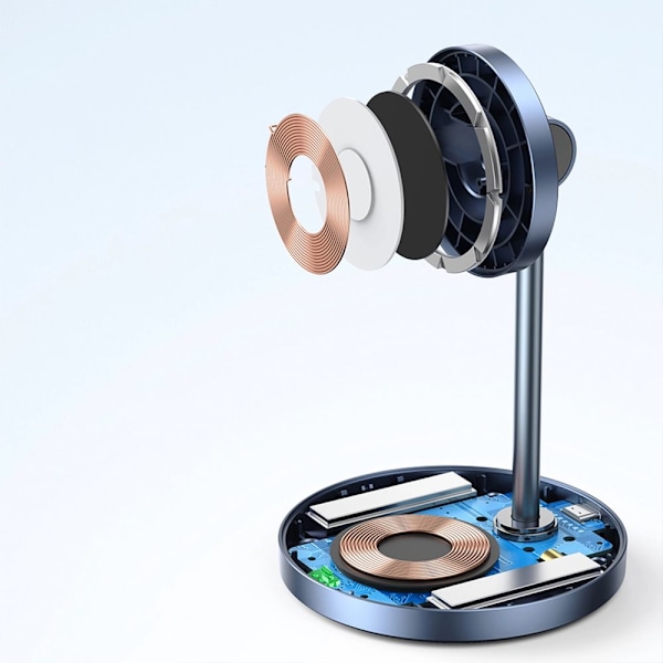 Ugreen CD317 MagSafe / Qi 2in1 ladestasjon - svart