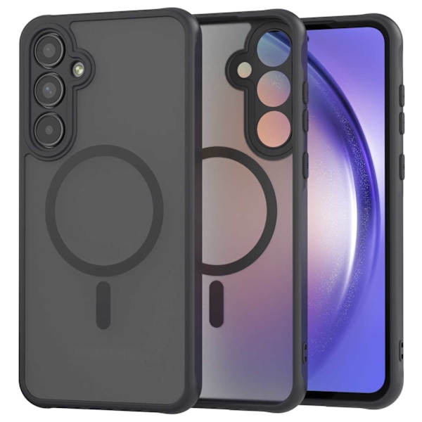 Spacecase Case Hybrid Case För Samsung Galaxy A35 5G Svart