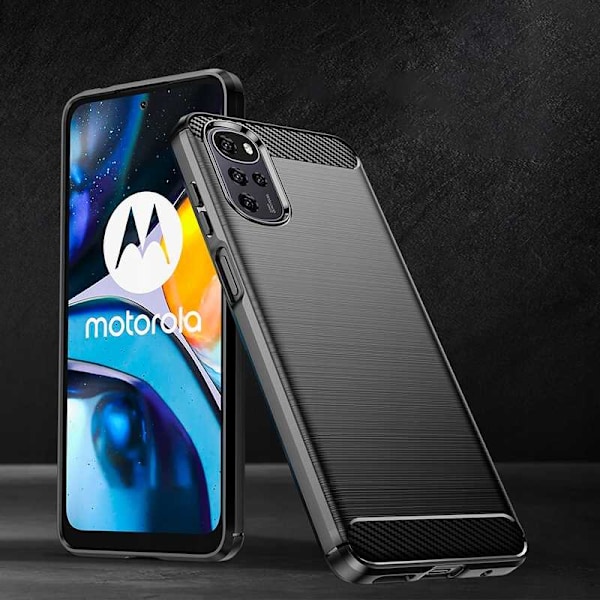Spacecase Case Cover För Motorola G22 G32 E32 E32S Svart