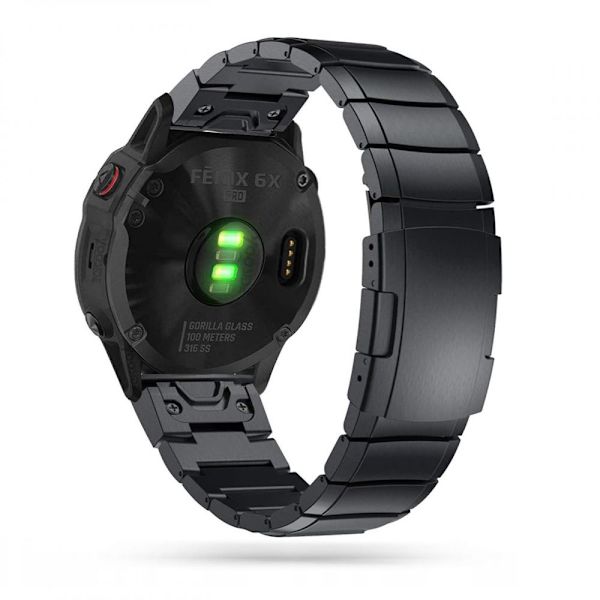TECH-PROTECT STÅLBÅND GARMIN FENIX 3 / 5X / 3HR / 5X PLUS / 6X / 6X PRO / 7X SVART