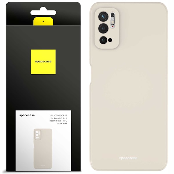 Spacecase Silikonfodral För Poco M3 Pro Note 10 5G Bone
