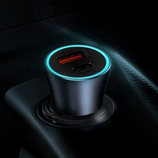 BASEUS USB-LADER TYPE C 40 W USB TYPE C KABEL GRÅ