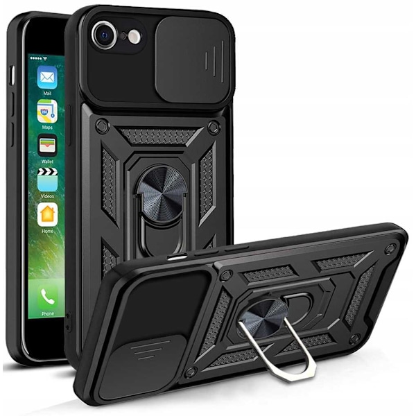 Spacecase Case Cover Till Iphone 7 8 Se Camring Svart