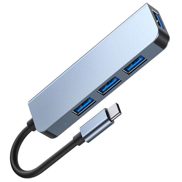 TECH-PROTECT V1-HUB ADAPTER 4IN1 GRÅ