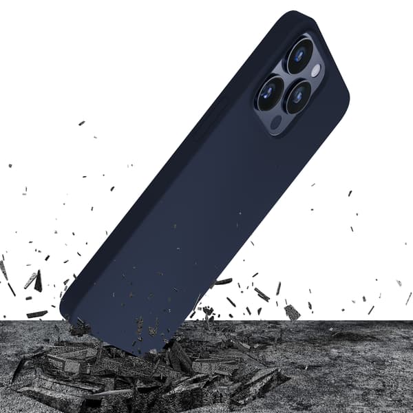 APPLE IPHONE 15 PRO - 3MK SILICONE CASE DARK NAVY