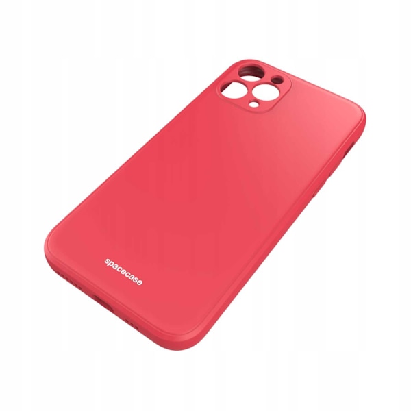Spacecase Silikonfodral För Iphone 11 Pro Max Rött Skydd