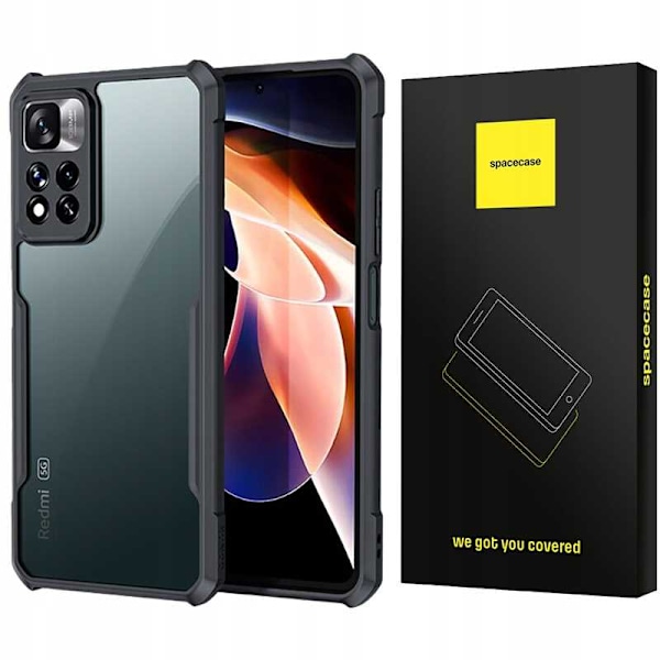 Spacecase-Fodral För Xiaomi Redmi Note 11 Pro+ Black