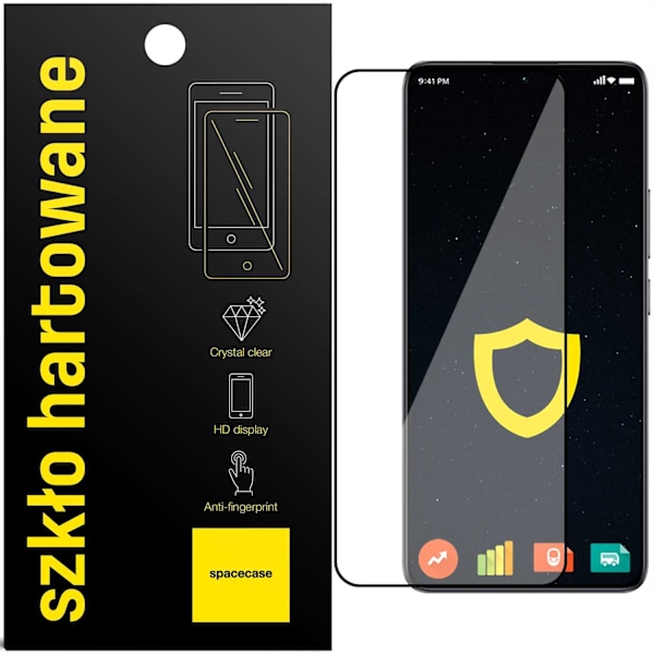 Spacecase 5D Härdat Glas För Poco F6 5G Skärmskydd