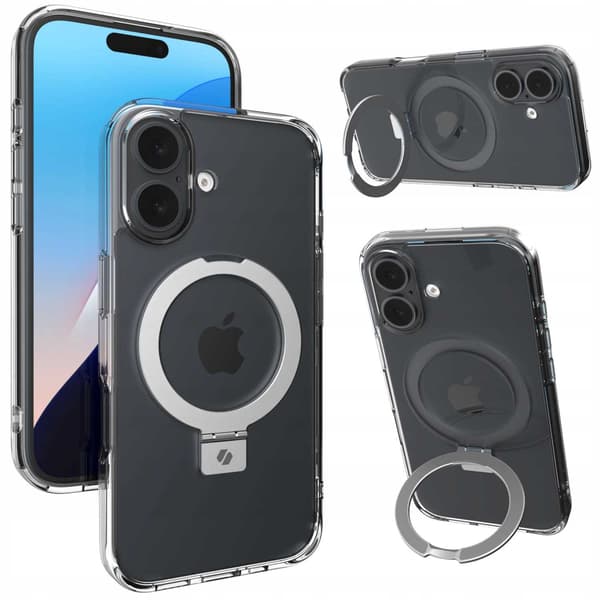 Spacecase Ring Pro Mag Clear Case För Iphone 16 För Magsafe 100 % Skydd