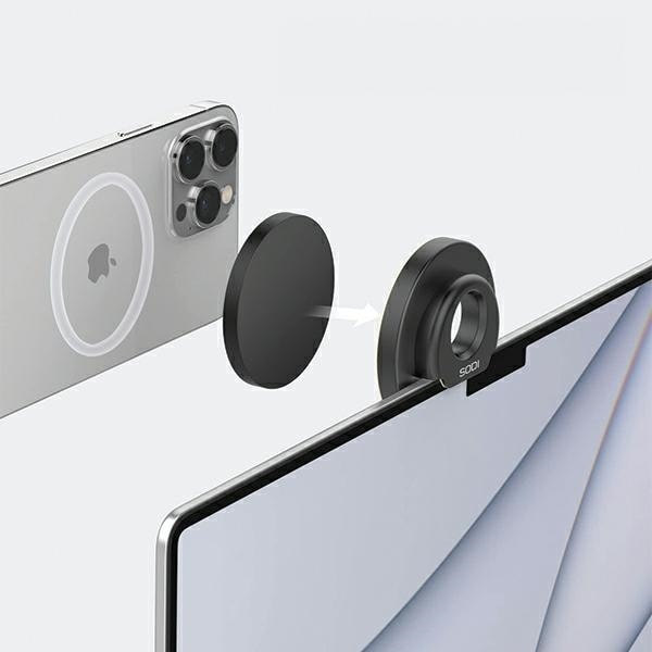 SODI Multifunktionell 3-i-1 induktionshållare för iMac BM-330 vit/vit MagSafe