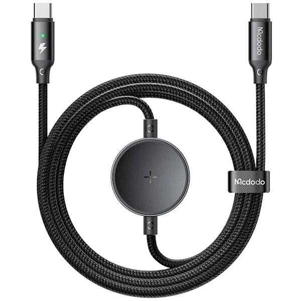 MCDODO INDUKTIV LADDARE FÖR SAMSUNG GALAXY WATCH 2IN1 USB-C KABEL FÖR BÄRBAR DATOR