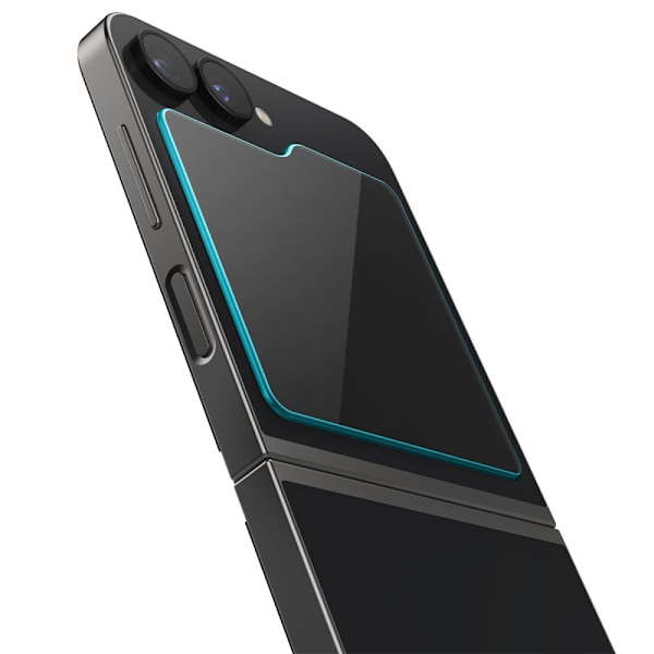 HÆRDET GLAS SPIGEN GLAS.TR "EZ FIT" 2-PACK GALAXY MED FLIP 6 CLEAR