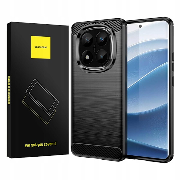 Spacecase Case Cover För Xiaomi Redmi Note 14 Pro+ 5G Black