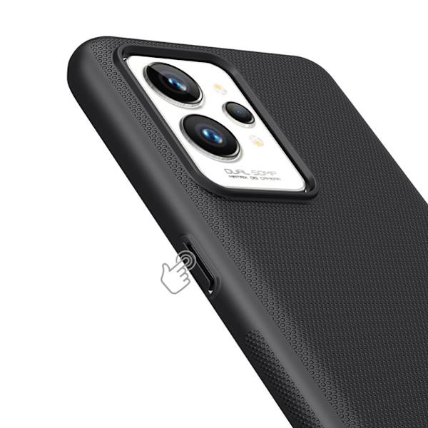 Nillkin Super Frosted Shield forsterket deksel + stativ for Realme GT2 Pro svart
