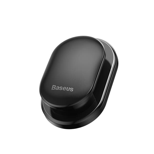 BASEUS SMALL SHELL BØJLE TIL BIL, HJEM, GARAGE 4 STK - SORT