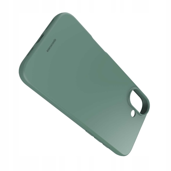 Spacecase Silikonfodral För Iphone 16 Plus Mörkgrönt Skydd