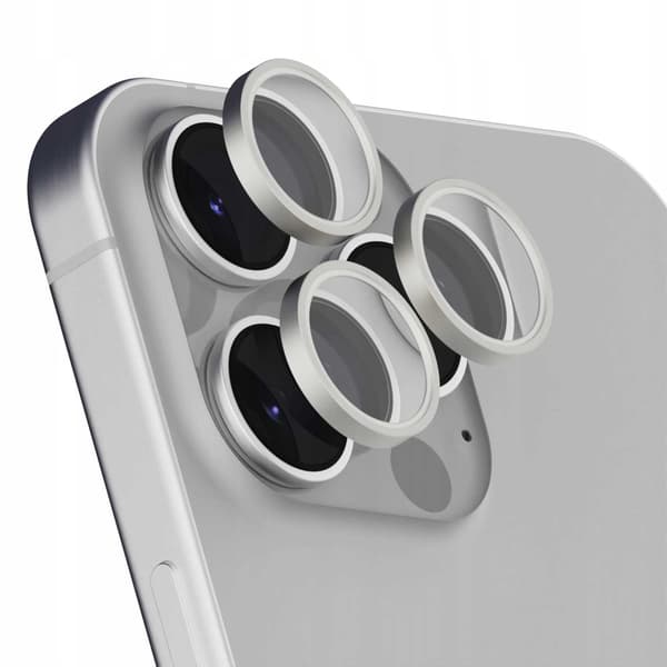 Spacecase Quickfit Härdat Glas För Iphone 16 Pro Max 16 Pro White Titan